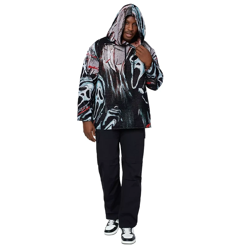 Ghost Face Jacquard Hoodie
