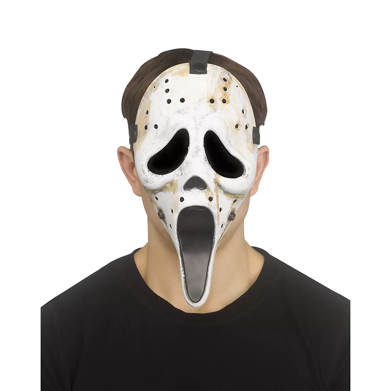 Kids Ghost Face Hockey Half Mask