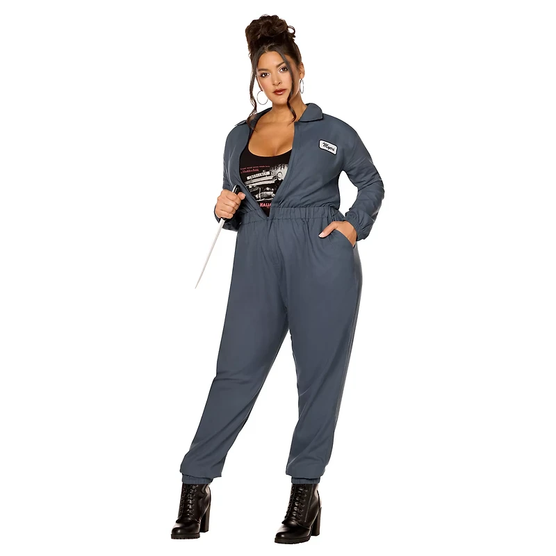 Adult Michael Myers Jumpsuit with Crop Top Costume - Halloween II