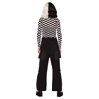 Adult Art the Clown Checkered Mesh Top - Terrifier