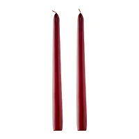 Enchant Red And Black Drip Taper Candles - 2 Pack