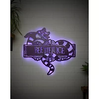 Beetlejuice Sandworm LED Light-Up Sign