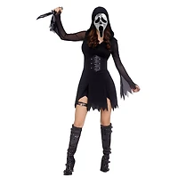 Adult Gothic Ghost Face Dress Costume