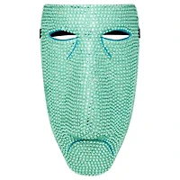 Bling Shock Green Rhinestone Half Mask -  The Nightmare Before Christmas