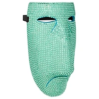 Bling Shock Green Rhinestone Half Mask -  The Nightmare Before Christmas