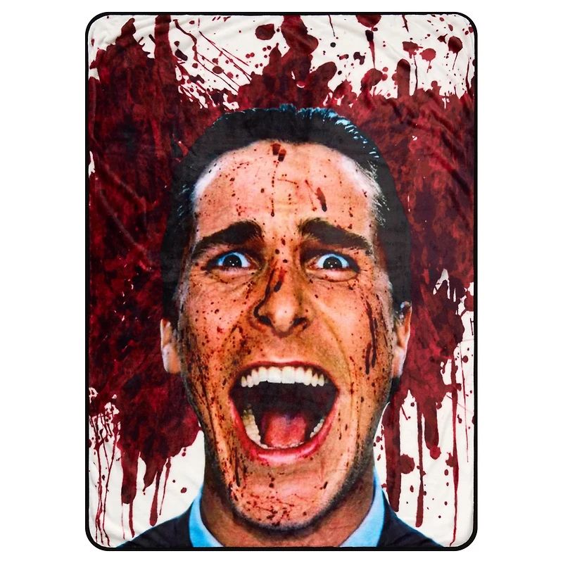 American Psycho Fleece Blanket