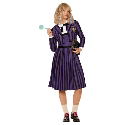 Adult Enid Sinclair Nevermore Academy Uniform Costume - Wednesday