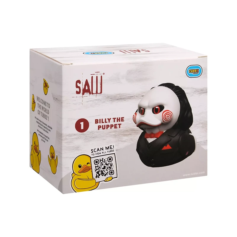 TUBBZ Billy the Puppet Rubber Duck - Saw