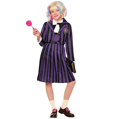 Kids Enid Sinclair Nevermore Academy Uniform Costume - Wednesday
