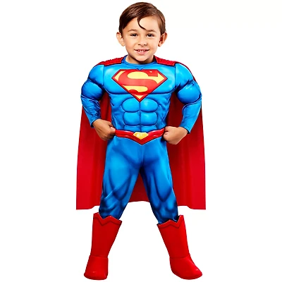Toddler Superman Muscle Suit Costume - DC Comics