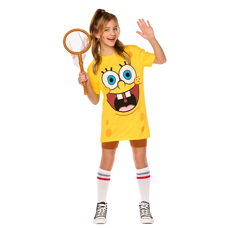 Kids SpongeBob SquarePants Oversize Shirt Costume Kit