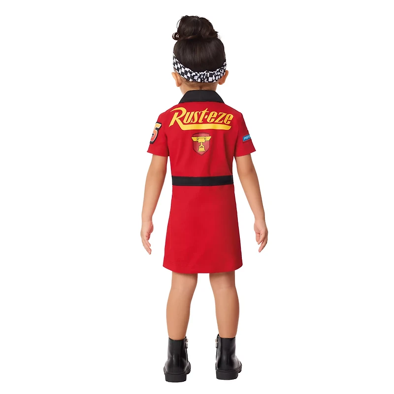 Toddler Lightning McQueen Pit Dress Costume - Cars
