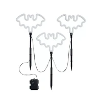 Multi-Pack Light-Up Bat Pathway Markers - 3 Pack