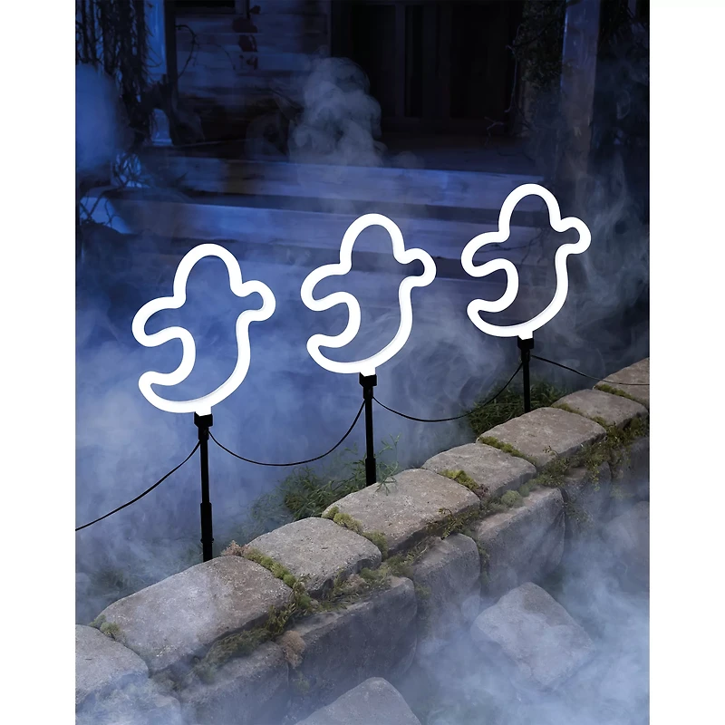 Light-Up LED Glowing Ghost Pathway Markers