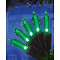 LED Green Mini Lights - 70 Count