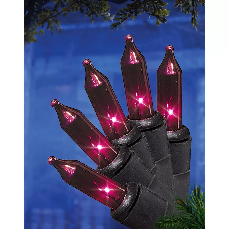 Purple Mini Lights - 100 Count