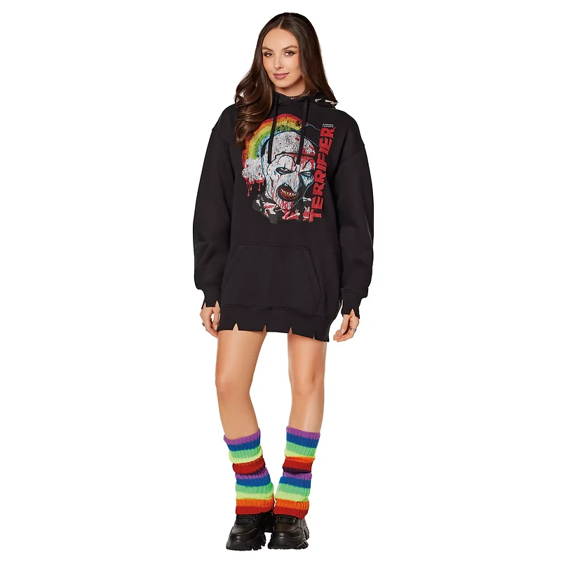 Art the Clown Rainbow Hoodie - Terrifier