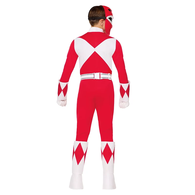 Kids Red Power Ranger Costume - Mighty Morphin Rangers
