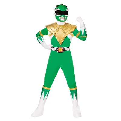 Kids Green Power Ranger Costume - Mighty Morphin Rangers