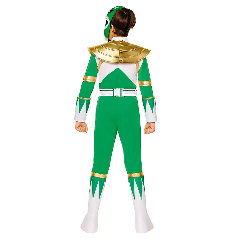 Kids Green Power Ranger Costume - Mighty Morphin Rangers