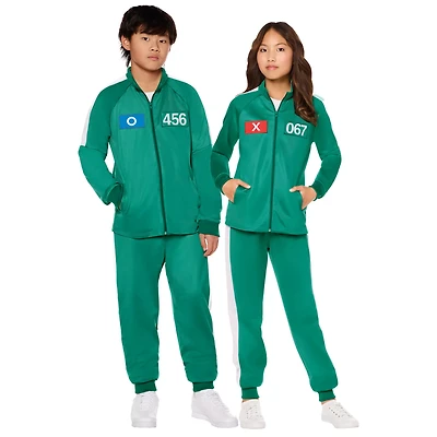Kids Squid Game Player Tracksuit Costume