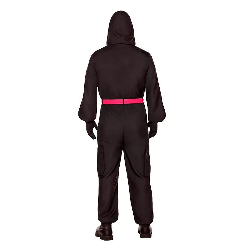 Kids Black Guard Costume - Squid Game