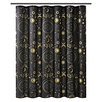 Celestial Noir Shower Curtain