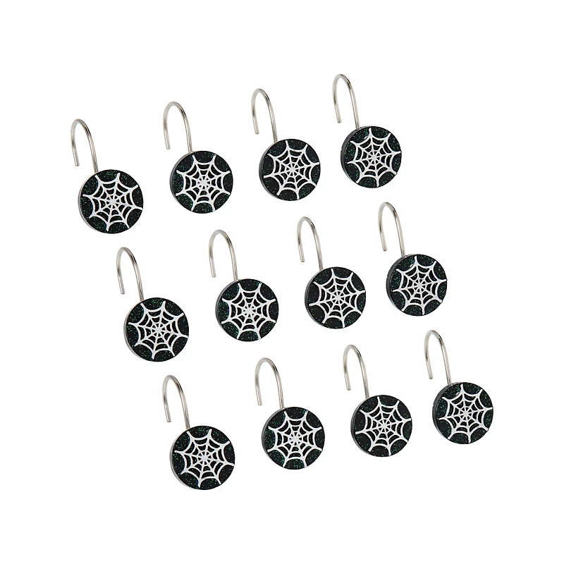 Spider Web Shower Hook Set