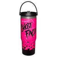 Ghost Face Heart Travel Tumbler with Handle - 30 oz.
