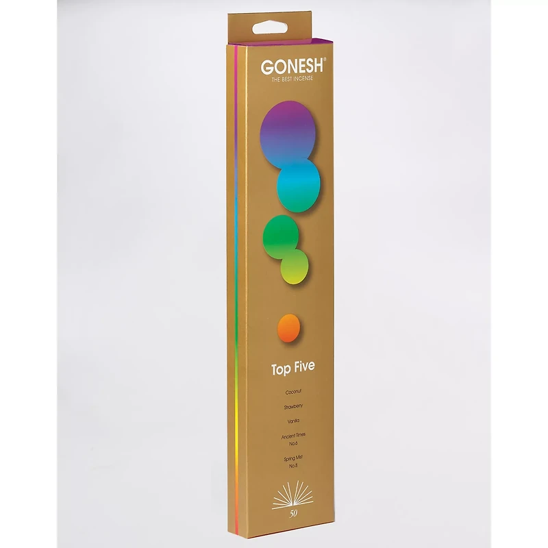 Top 5 Incense 50 Pack - Gonesh