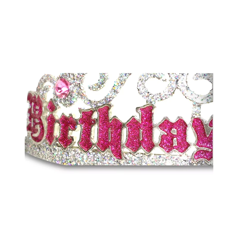 'Birthday Babe' Glitter Tiara