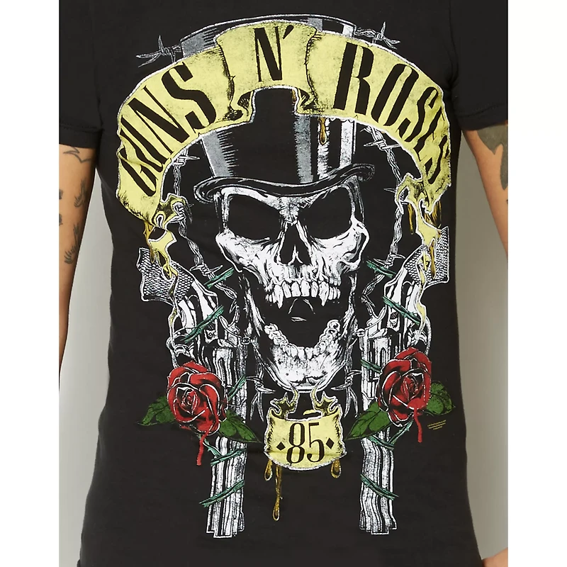 Top Hats Guns N Roses T Shirt