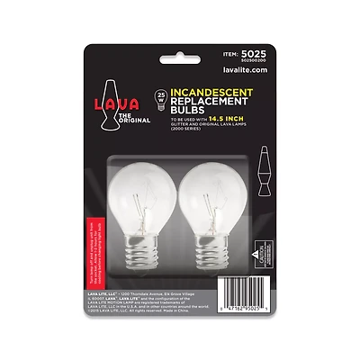 25 Watt Lava Lamp Replacement Light Bulbs