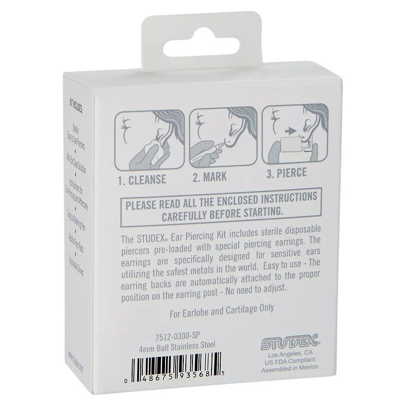 Stainless Steel Ear Piercer Kit