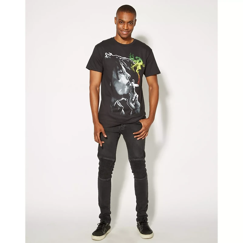 Rasta Smoke Bob Marley T shirt