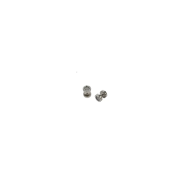 CZ Sugar Glitter Fake Plugs