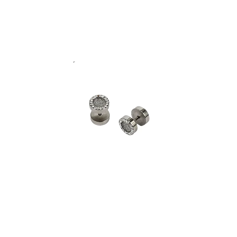 CZ Sugar Glitter Fake Plugs