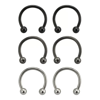 Horseshoe Rings - 6 Pack