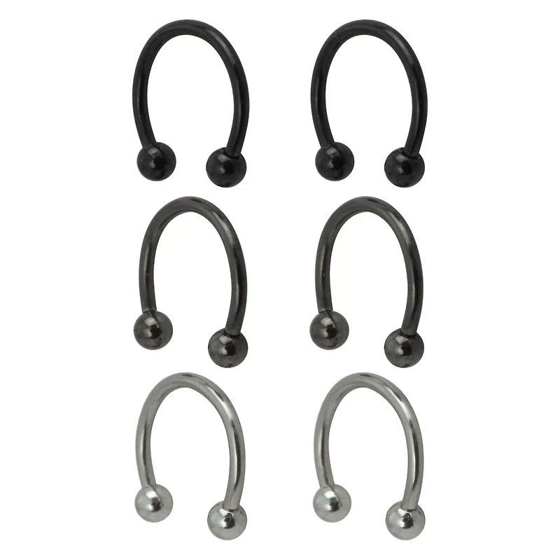 Horseshoe Rings - 6 Pack