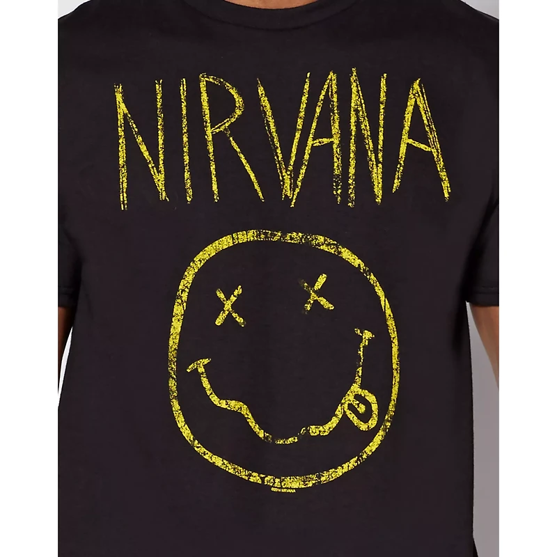 Chalk Smile Nirvana T Shirt