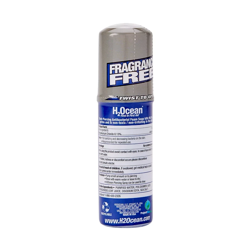 Blue Green Foam Soap 1.7 oz. - H2Ocean