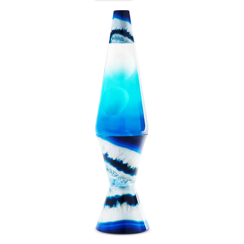 17 Inch Blue and White Lava Lamp