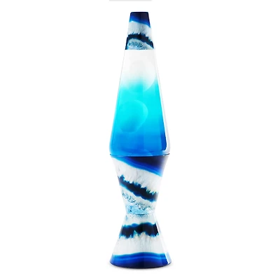 17 Inch Blue and White Lava Lamp