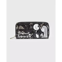 Now and Forever Jack Skellington and Sally Zip Wallet - The Nightmare Before Christmas