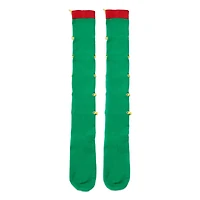 Rasta Lace-Up Over The Knee Socks