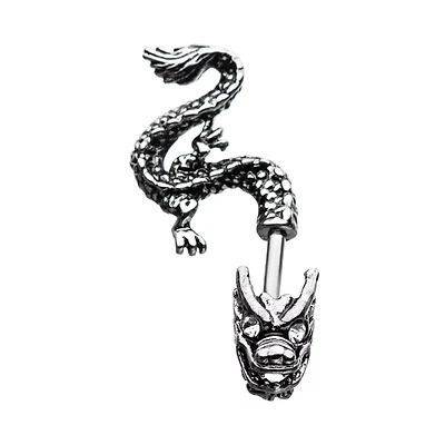 Chinese Dragon Barbell - 14 Gauge