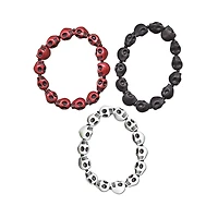Multi-Pack Skull Bracelets - 3 Pack