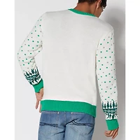 Light-Up Bob Ross Christmas Sweater