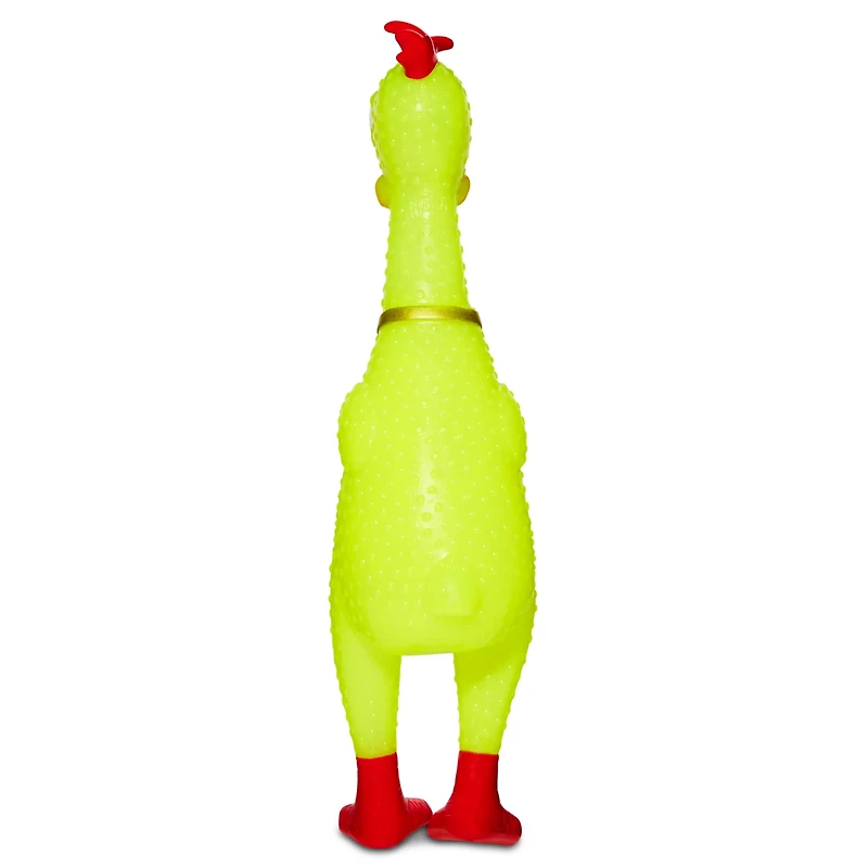 Yellow Squeeze Plastic Chicken