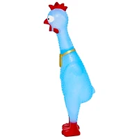 Blue Squeeze Plastic Chicken